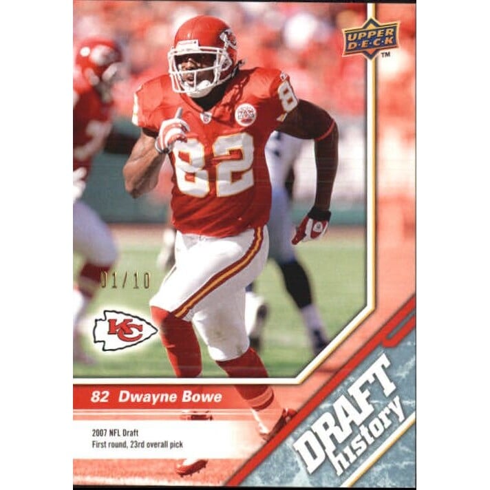 2009 Upper Deck Draft Edition Platinum 10 #192 Dwayne Bowe. rookie card picture