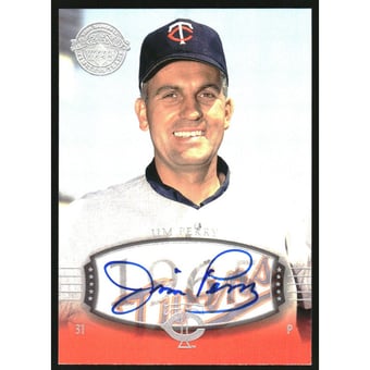 2004 UD Legends Timeless Teams Autographs #7 Jim Perry 65