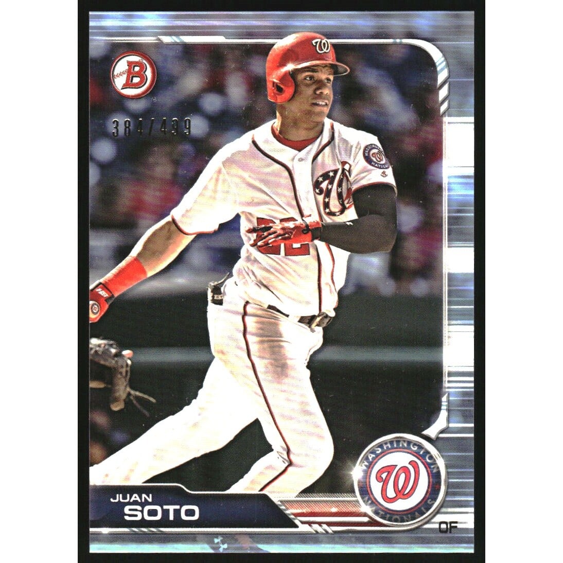 2019 Bowman Sky Blue #92 Juan Soto