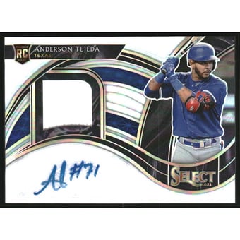 2021 Select Rookie Jersey Autographs Holo #56 Anderson Tejeda