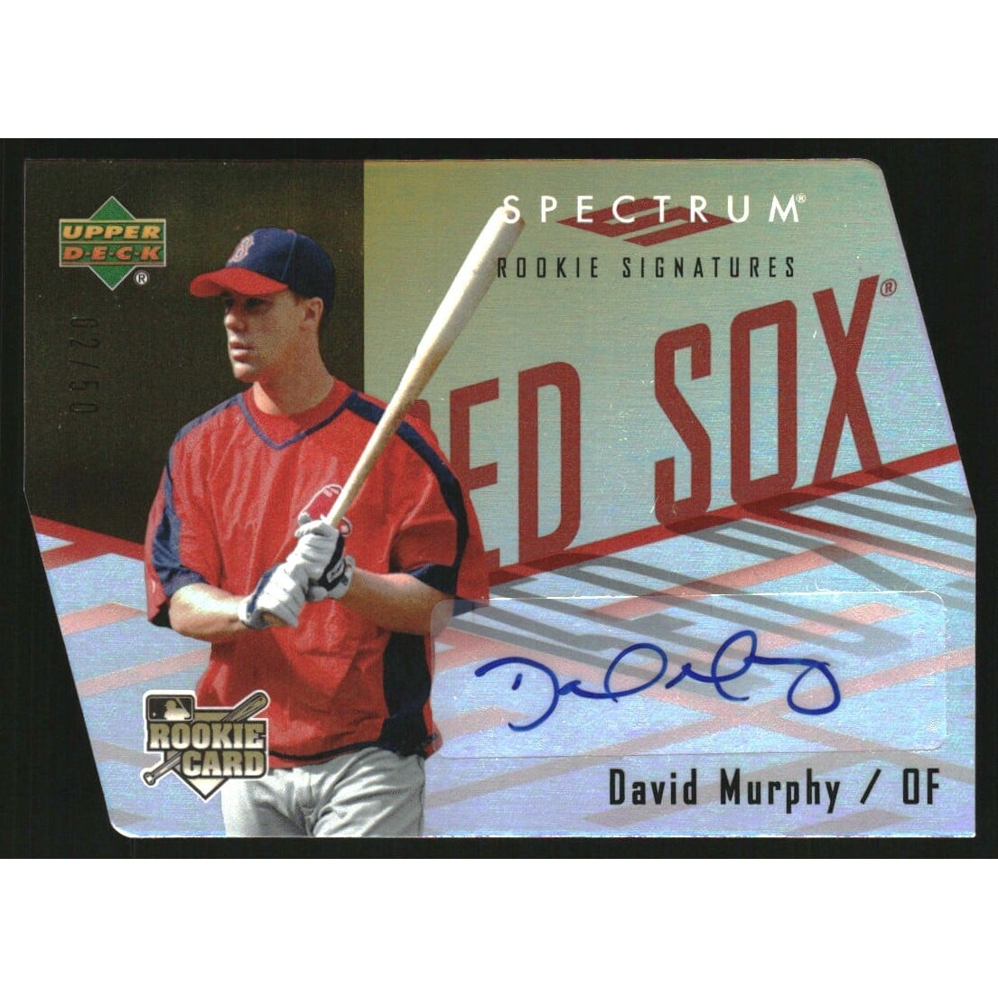 2007 Upper Deck Spectrum Die Cut Gold #111 David Murphy AU. rookie card picture