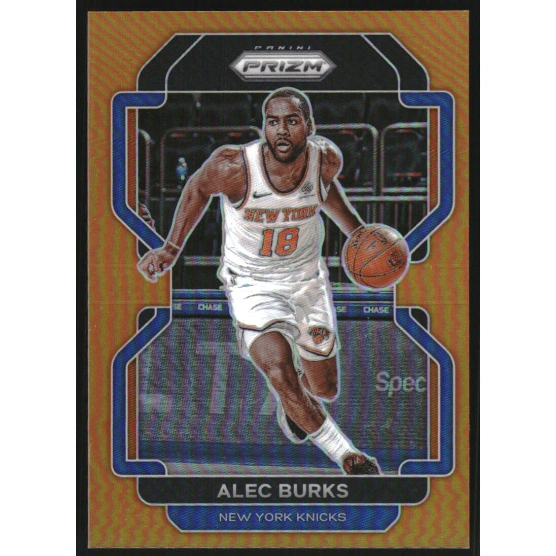 2021-22 Panini Prizm Prizms Orange #65 Alec Burks. rookie card picture