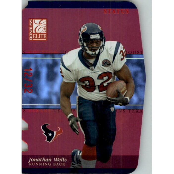 2003 Donruss Elite Status #19 Jonathan Wells/32. rookie card picture