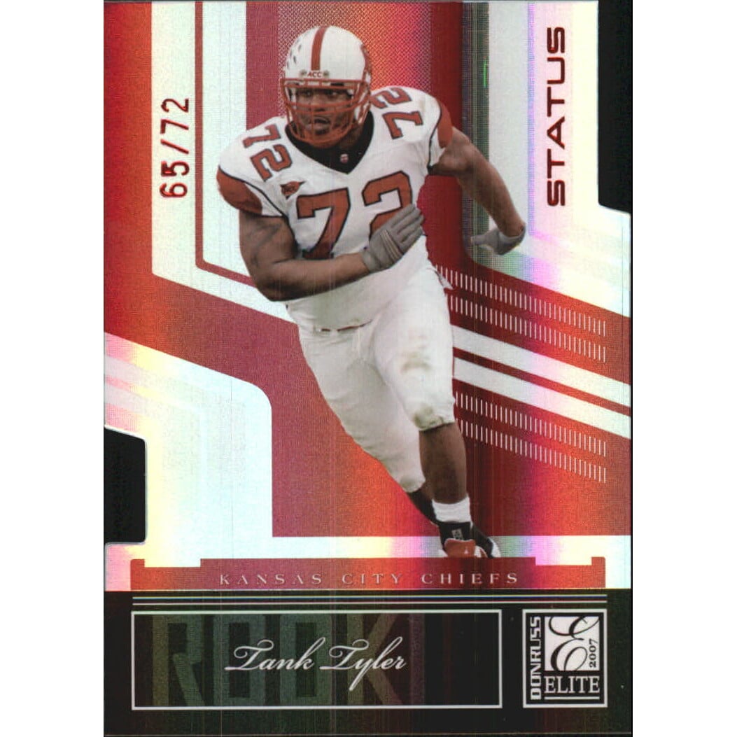 2007 Donruss Elite Status #191 DeMarcus Tank Tyler/72. rookie card picture