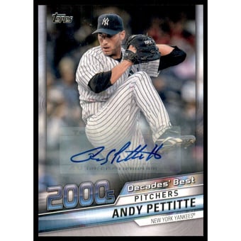 2020 Topps Decades' Best Autographs #DB73 Andy Pettitte/15