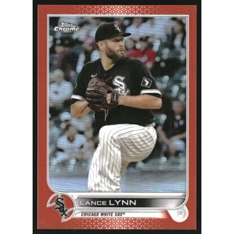 2022 Topps Chrome Orange Refractors #60 Lance Lynn