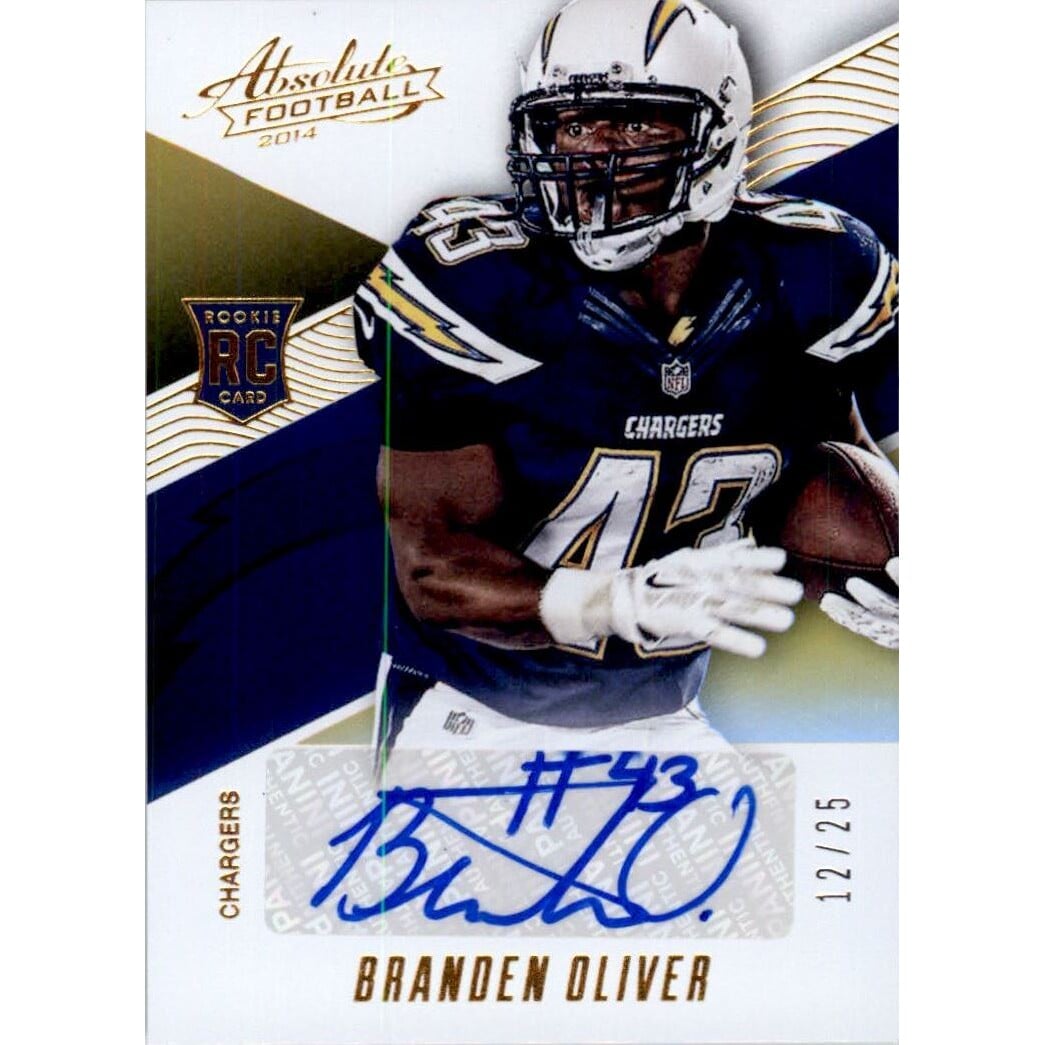 2014 Absolute Spectrum Gold #173 Branden Oliver AU