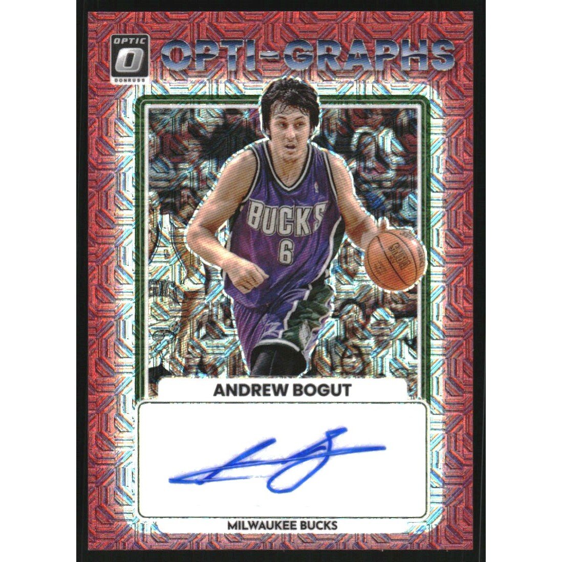 2022-23 Donruss Optic Opti-Graphs Choice #20 Andrew Bogut. rookie card picture