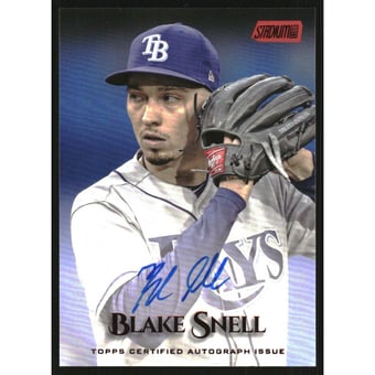 2019 Stadium Club Autographs Red Foil #SCABS Blake Snell