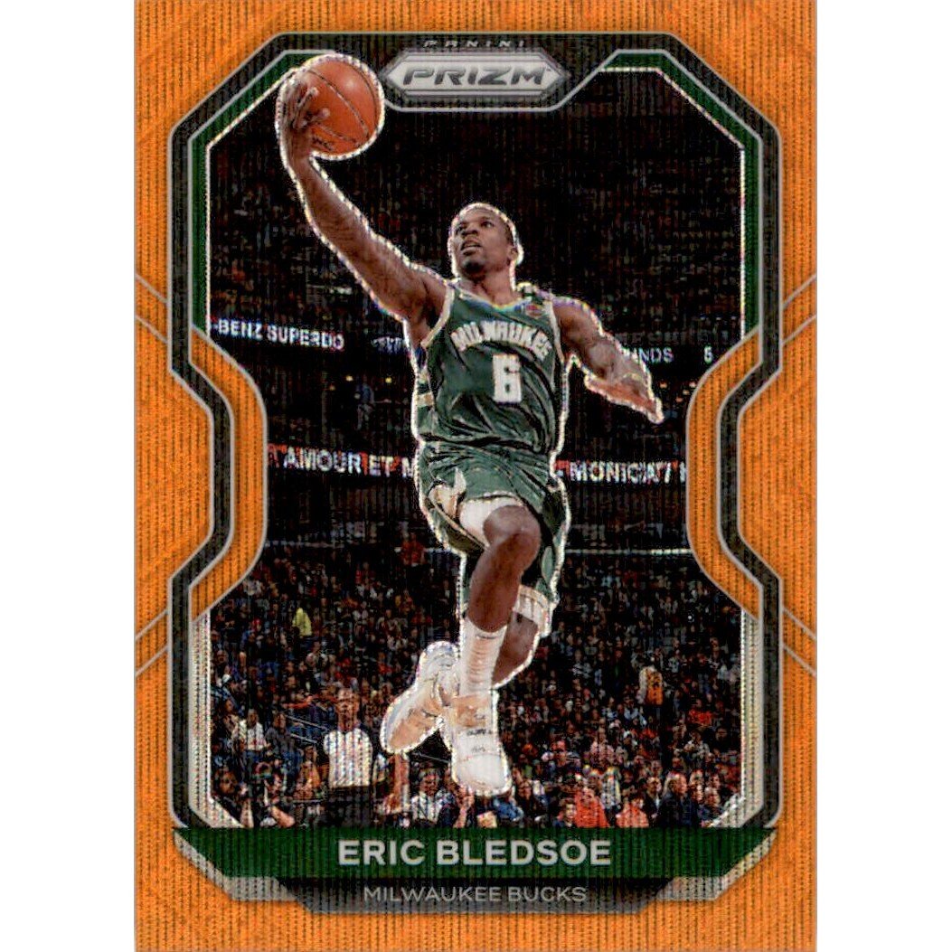 2020-21 Panini Prizm Prizms Orange Wave #17 Eric Bledsoe. rookie card picture