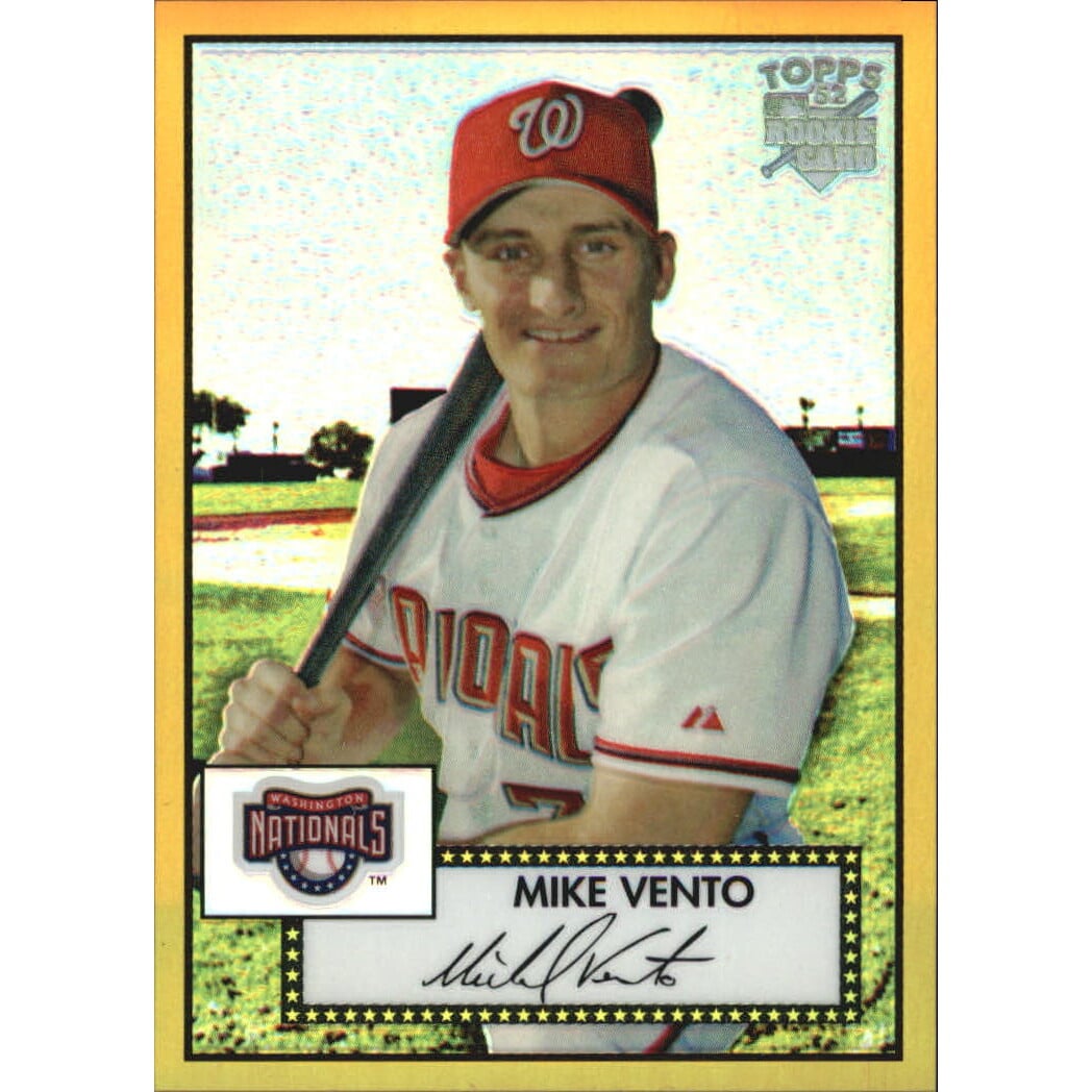 2006 Topps '52 Chrome Gold Refractors #52 Mike Vento. rookie card picture