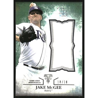 2015 Topps Triple Threads Unity Relics Emerald #UJRJMC Jake McGee