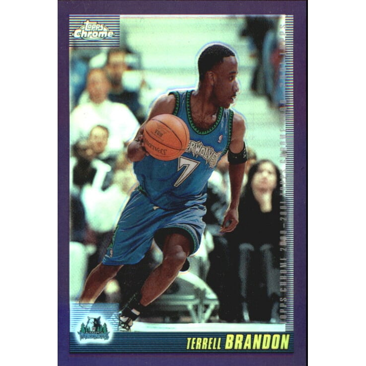2000-01 Topps Chrome Refractors #95 Terrell Brandon. rookie card picture
