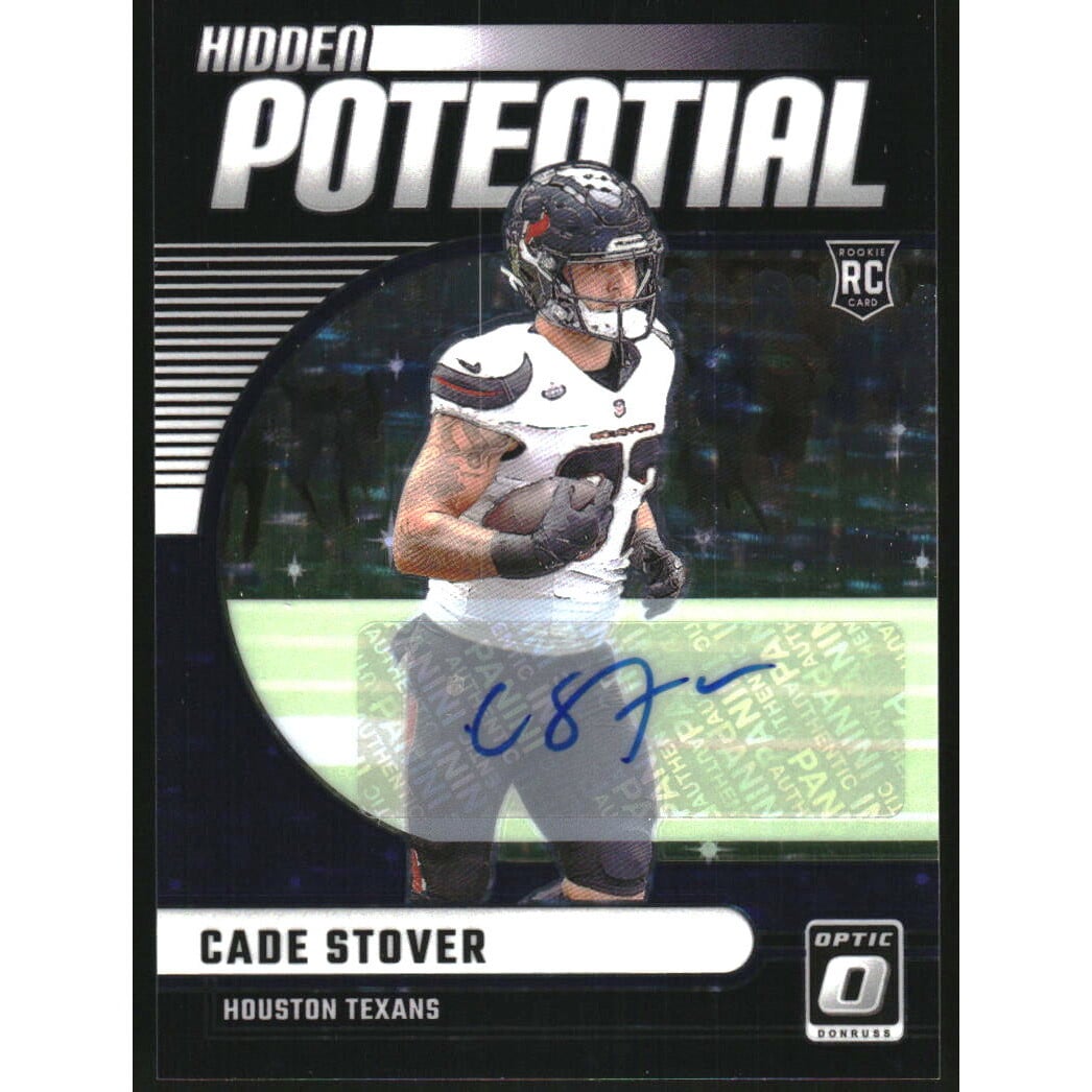 2024 Donruss Optic Hidden Potential Autographs Purple Stars #15 Cade Stover. rookie card picture
