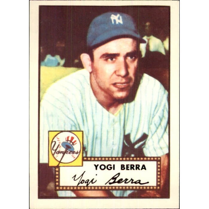 1983 Topps 1952 Reprint #191 Yogi Berra. rookie card picture