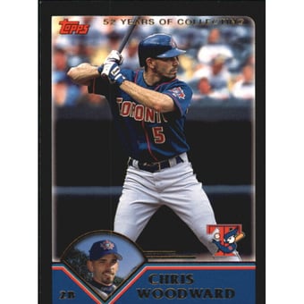 2003 Topps Black #564 Chris Woodward