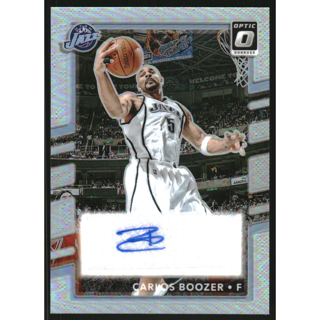 2024-25 Donruss Optic Retro Series Signatures Holo #15 Carlos Boozer/49. rookie card picture