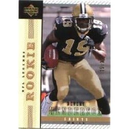 2004 Upper Deck Legends Gold #128 Devery Henderson. rookie card picture