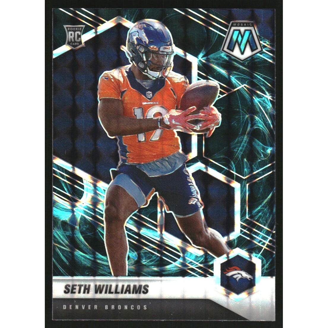 2021 Panini Mosaic Mosaic Genesis #395 Seth Williams. rookie card picture