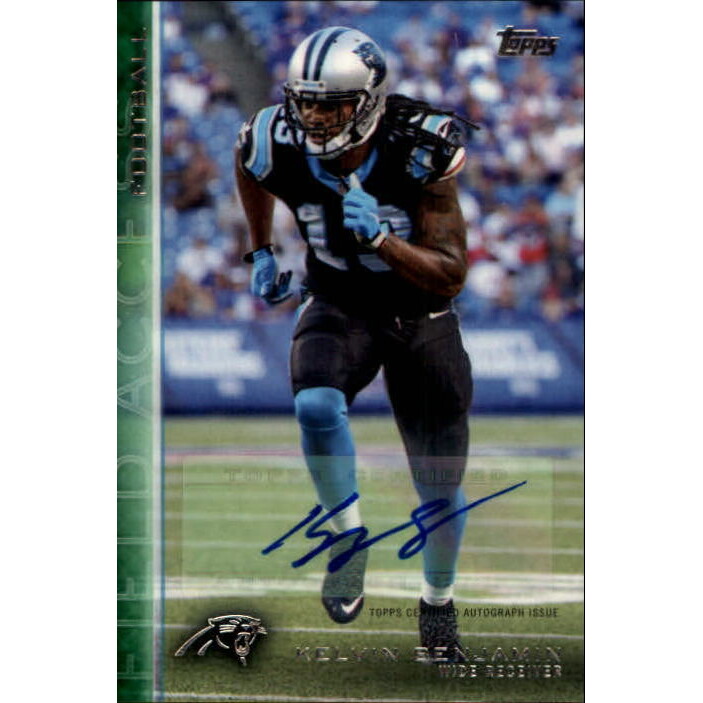 2015 Topps Field Access Autographs Green #88 Kelvin Benjamin. rookie card picture
