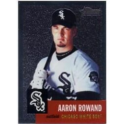 2002 Topps Heritage Chrome #THC64 Aaron Rowand. rookie card picture