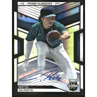 2023 Elite Extra Edition Signatures Prime Numbers A #45 Tai Peete