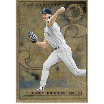 1996 Leaf Preferred Steel Gold #60 Randy Johnson