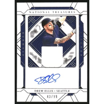 2022 Panini National Treasures Diamond Autographs #38 Drew Ellis/99