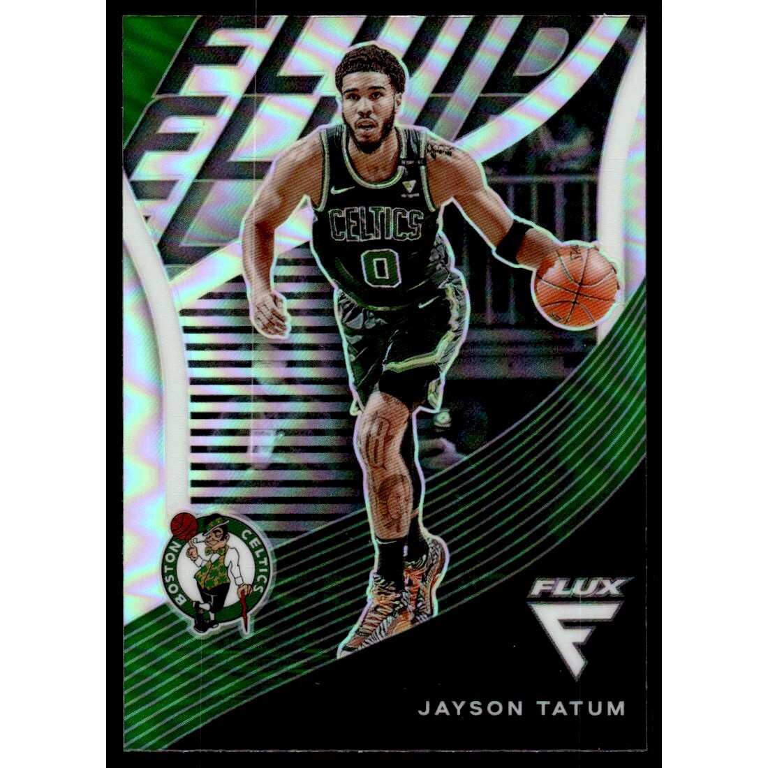 2020-21 Panini Flux Fluid Silver #14 Jayson Tatum 2020-21 Panini Flux Fluid Silver #14 Jayson Tatum
