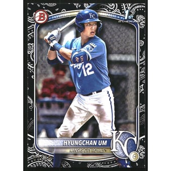 2025 Bowman Prospects Black Pattern #BP119 Hyungchan Um