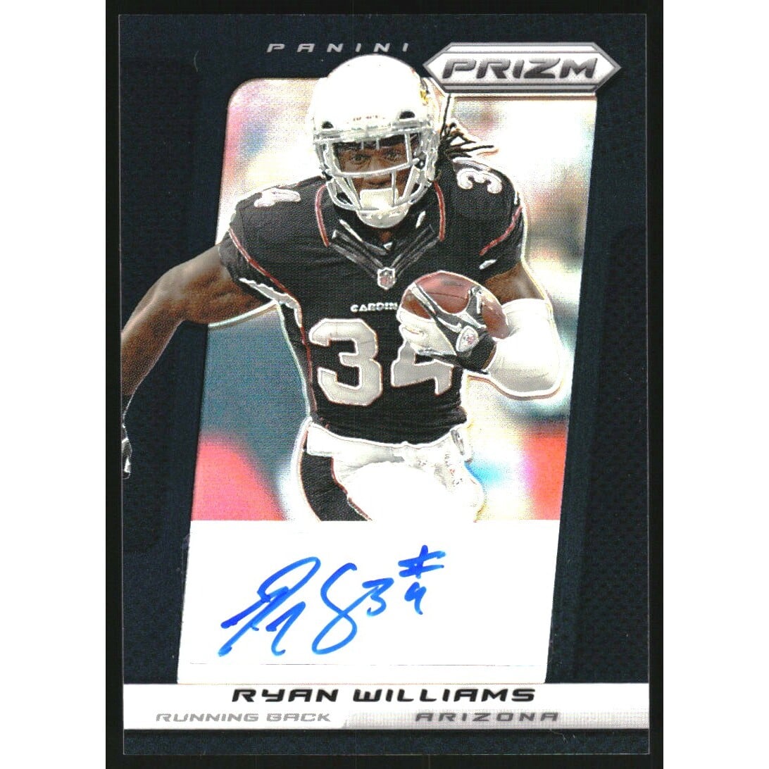2013 Panini Prizm Autographs Prizms #105 Ryan Williams/25. rookie card picture
