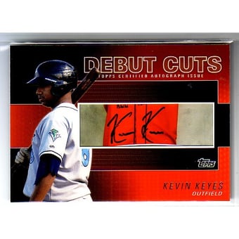 2010 Topps Pro Debut AFLAC Debut Cut Autographs #KK Kevin Keyes S2
