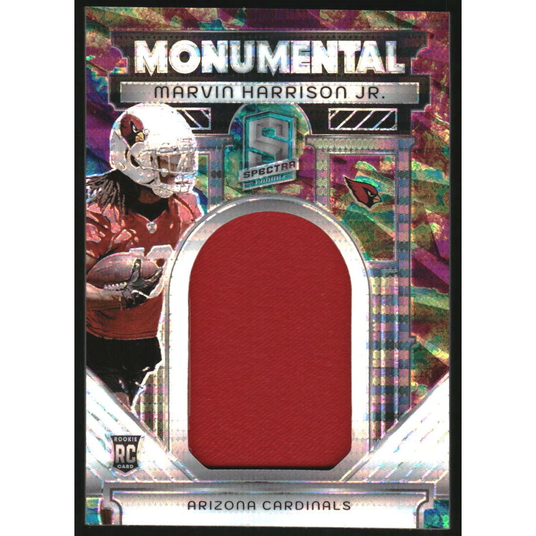 2024 Panini Spectra Monumental Memorabilia Celestial #28 Marvin Harrison Jr.. rookie card picture