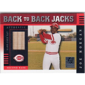 2003 Donruss Elite Back to Back Jacks #46 Joe Morgan/Johnny Bench