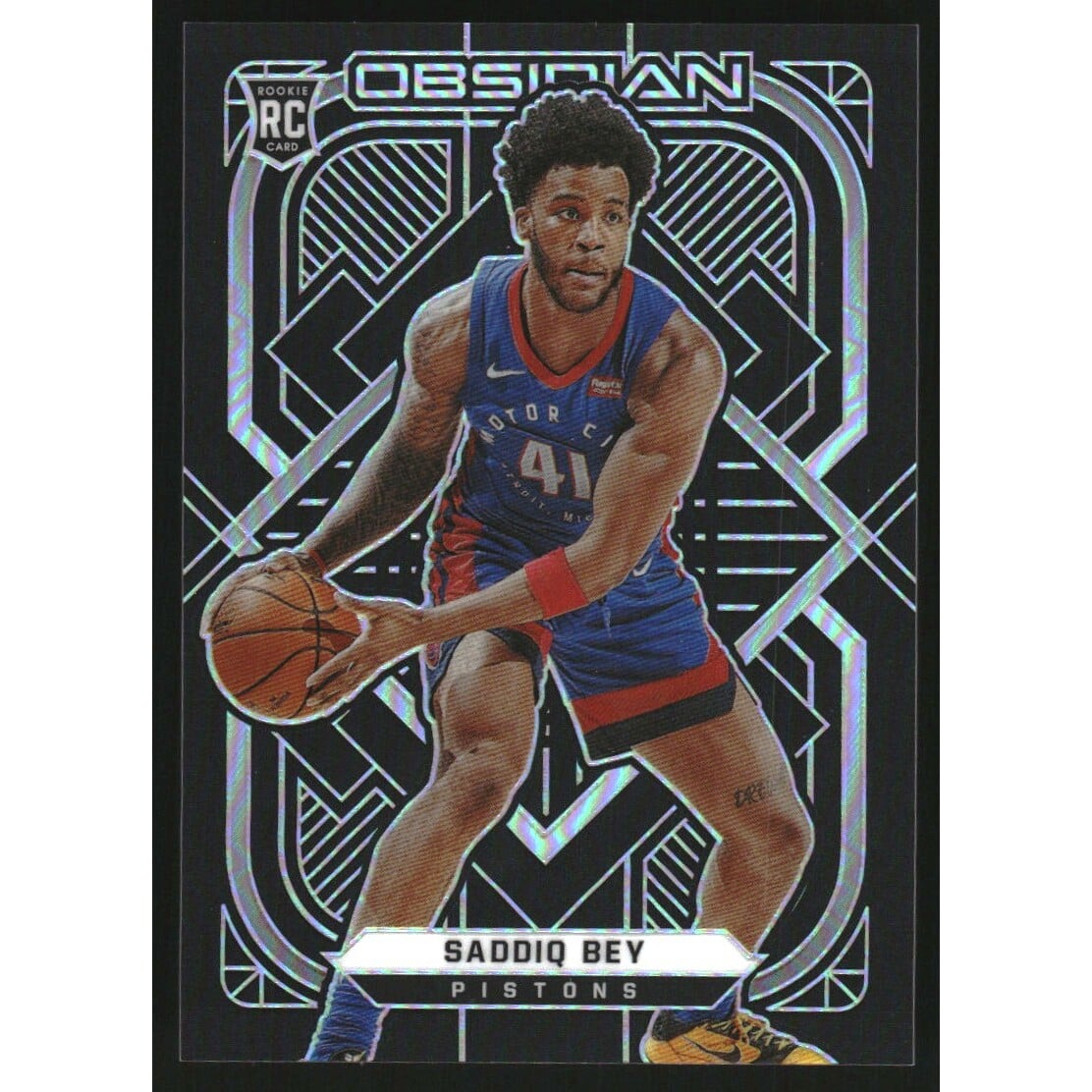 2020-21 Panini Obsidian #159 Saddiq Bey RC. rookie card picture