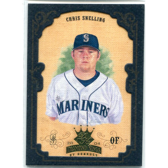 2004 Diamond Kings Framed Gold #77 Chris Snelling