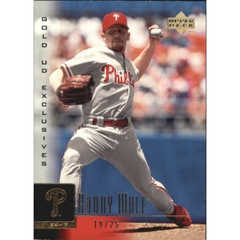 2001 Upper Deck Exclusives Gold #236 Randy Wolf
