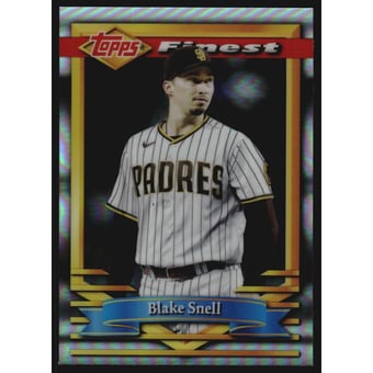 2021 Finest Flashbacks Refractors #134 Blake Snell