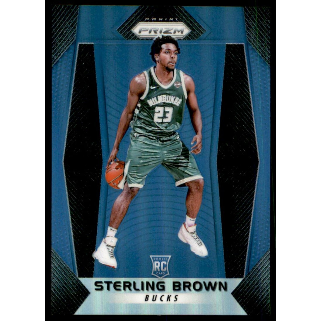 2017-18 Panini Prizm Prizms Blue #188 Sterling Brown. rookie card picture