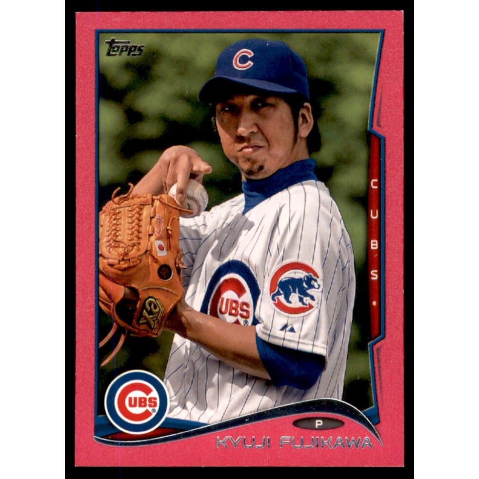 2014 Topps Mini Pink #368 Kyuji Fujikawa. rookie card picture