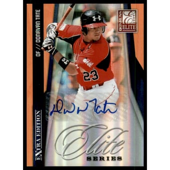2009 Donruss Elite Extra Edition Elite Series Autographs #2 Donavan Tate/199