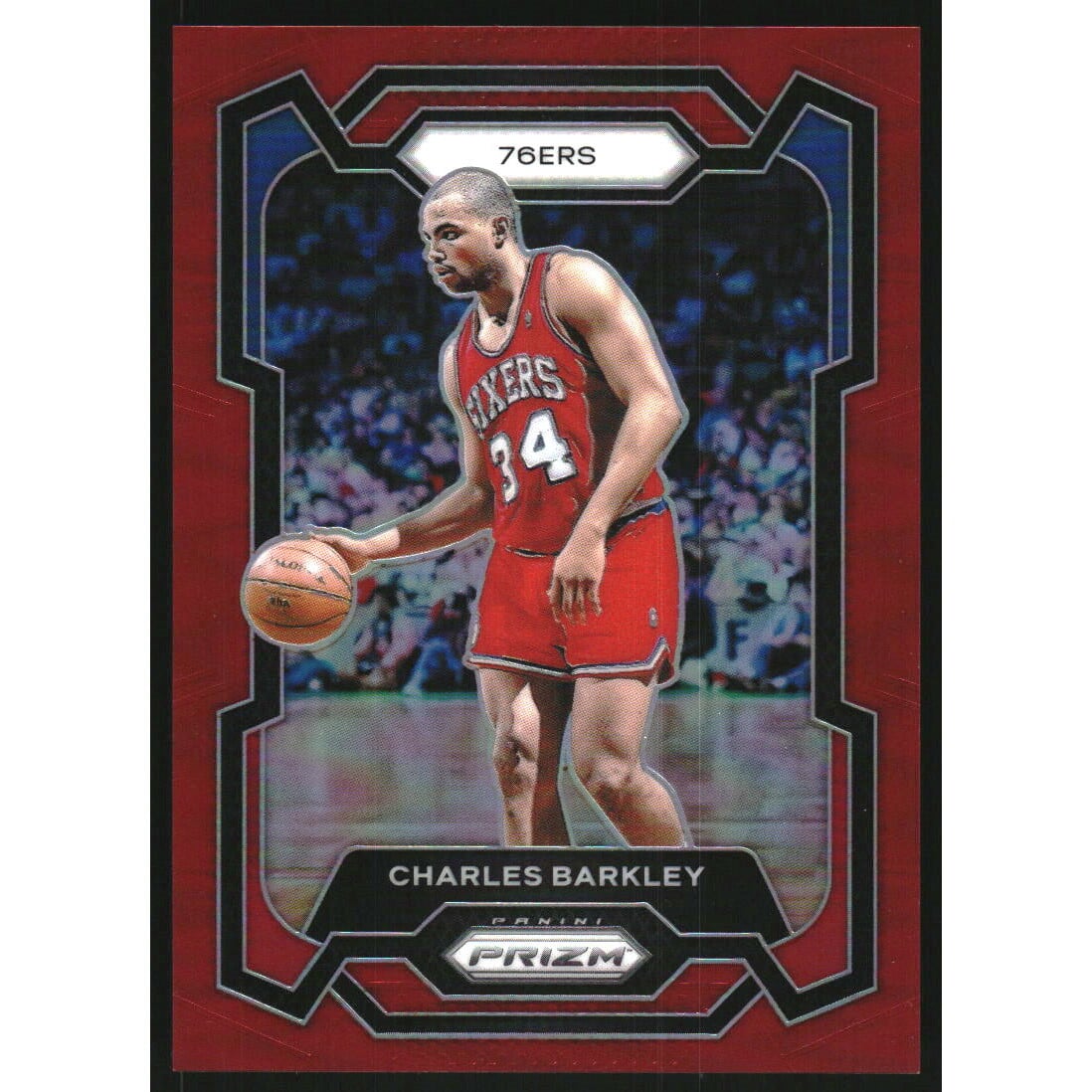 2023-24 Panini Prizm Prizms Red #180 Charles Barkley. rookie card picture
