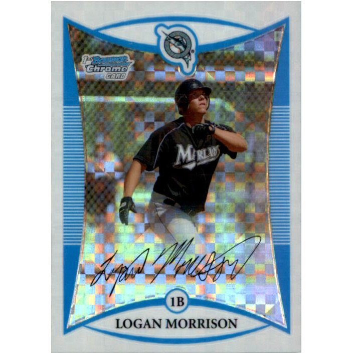 2008 Bowman Chrome Prospects X-Fractors #BCP69 Logan Morrison. rookie card picture