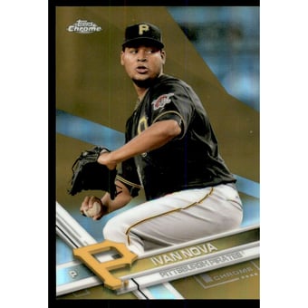 2017 Topps Chrome Gold Refractors #156 Ivan Nova