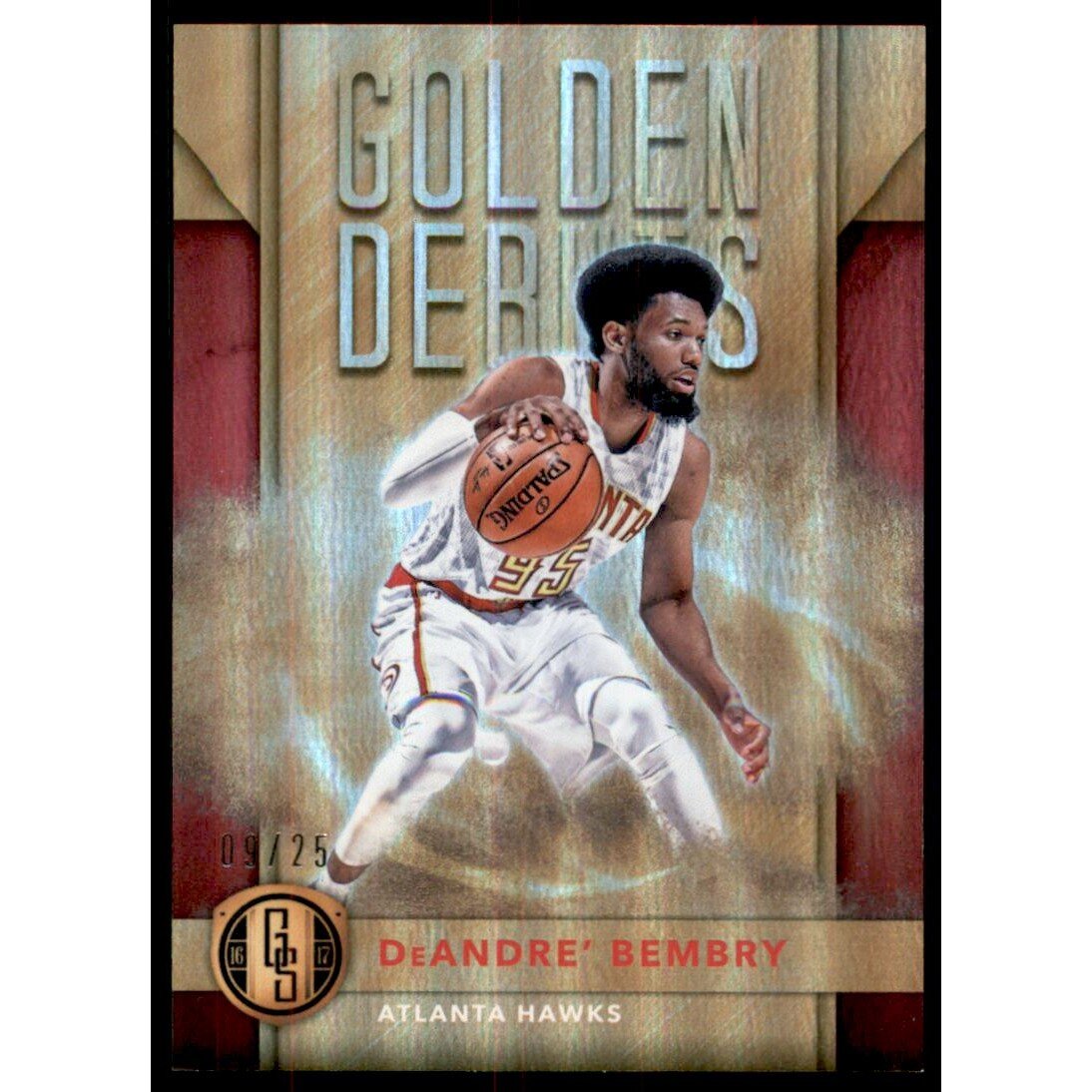 2016-17 Panini Gold Standard #362 DeAndre' Bembry GD. rookie card picture