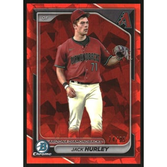 2024 Bowman Chrome Sapphire Prospects Orange Refractors #BCP104 Jack Hurley