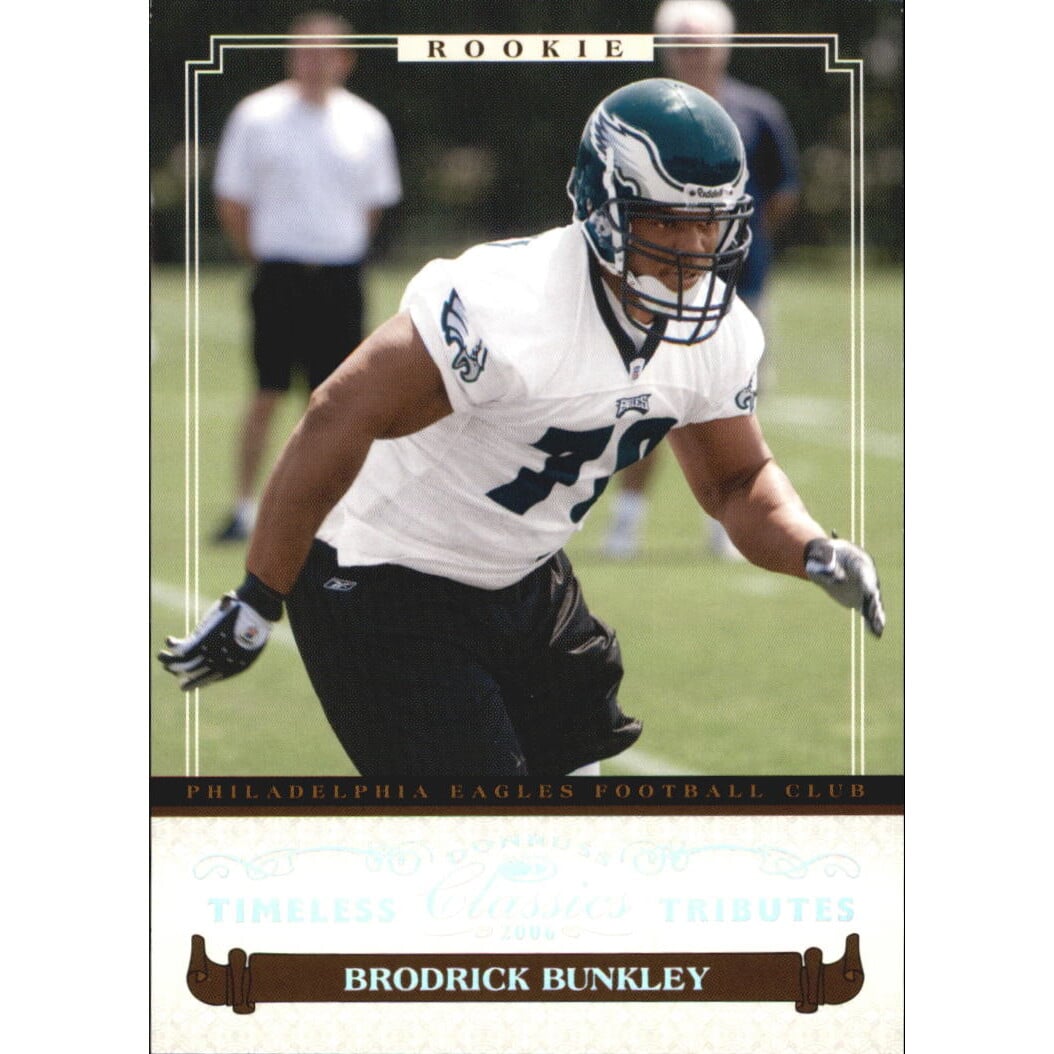 2006 Donruss Classics Timeless Tributes Silver #183 Brodrick Bunkley. rookie card picture