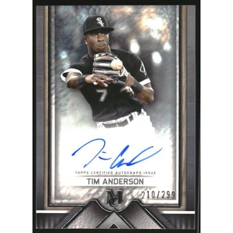 2023 Topps Museum Collection Archival Autographs #AATA Tim Anderson/299