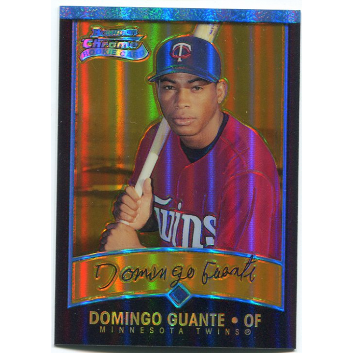 2001 Bowman Chrome Gold Refractors #124 Domingo Guante