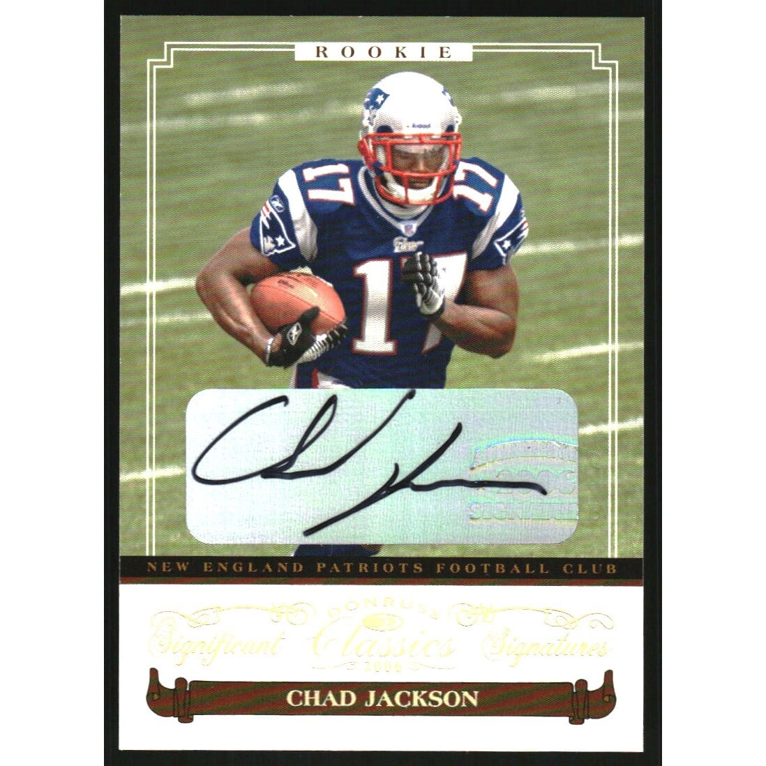 2006 Donruss Classics Significant Signatures Gold #137 Chad Jackson. rookie card picture
